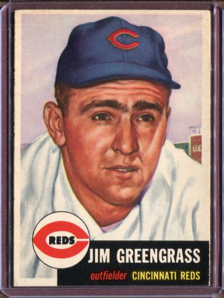 1953 Topps 209 Jim Greengrass RC EX #D3987