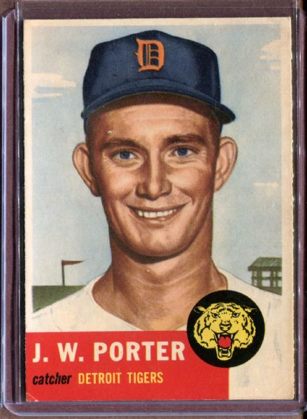 1953 Topps 211 J.W. Porter RC EX #D3988