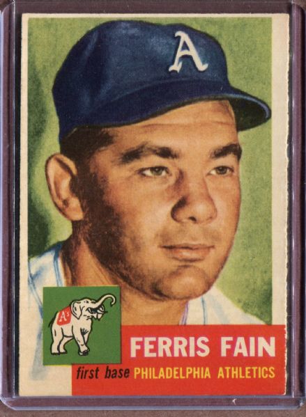 1953 Topps 24 Ferris Fain EX #D3941