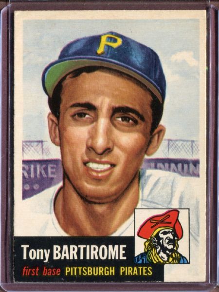 1953 Topps 71 Tony Bartirome EX #D3951