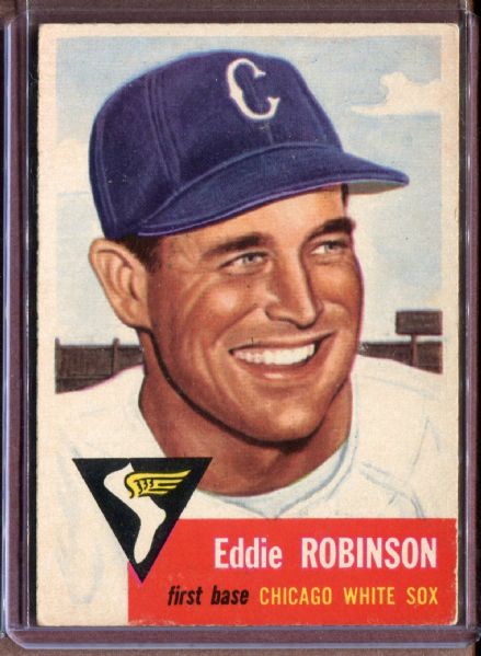 1953 Topps 73 Eddie Robinson EX #D3952