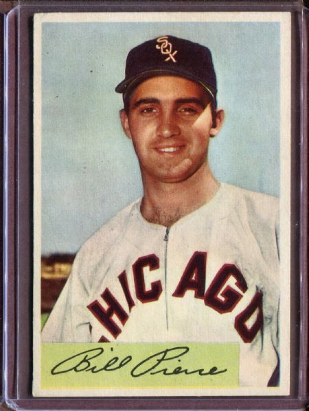 1954 Bowman 102 Billy Pierce EX #D4045