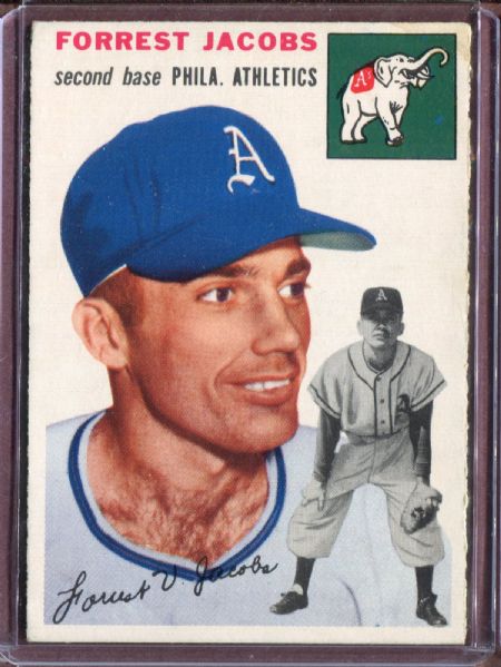 1954 Topps 129 Forrest Jacobs RC EX #D4197