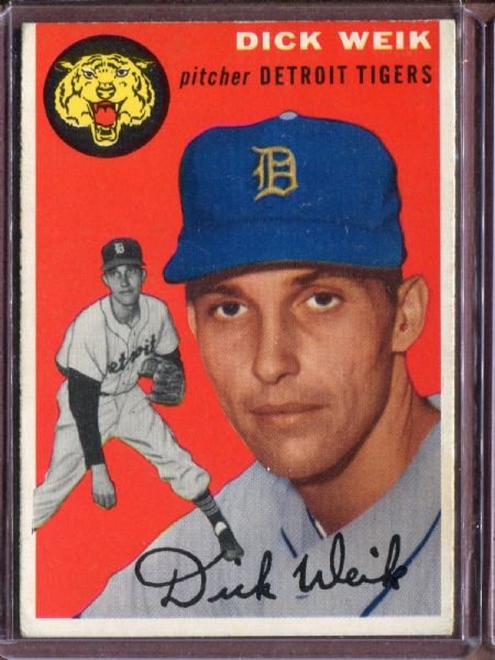 1954 Topps 224 Dick Weik RC EX #D4251
