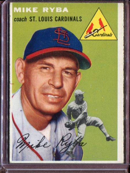 1954 Topps 237 Mike Ryba CO RC EX #D4255