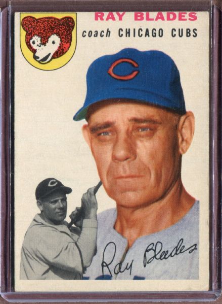 1954 Topps 243 Ray Blades CO RC EX #D4259
