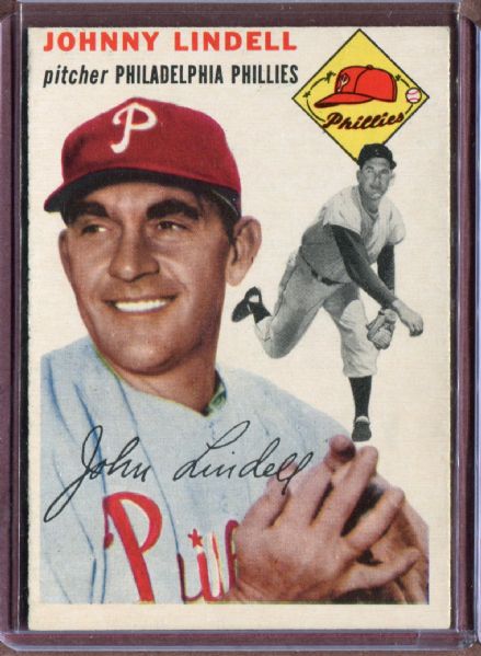 1954 Topps 51 Johnny Lindell EX #D4158
