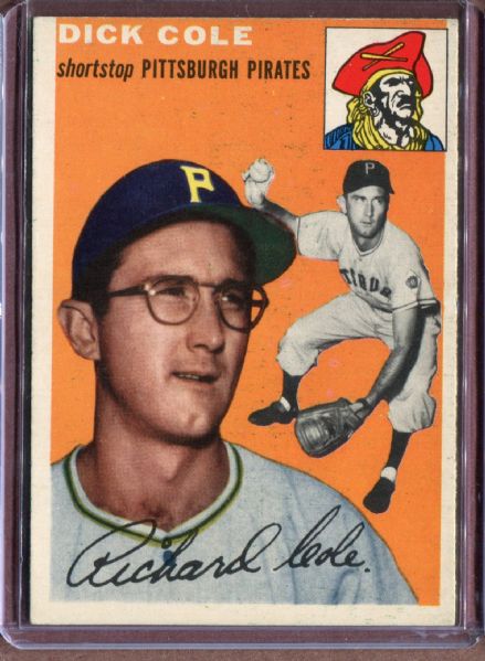 1954 Topps 84 Dick Cole RC EX #D4175