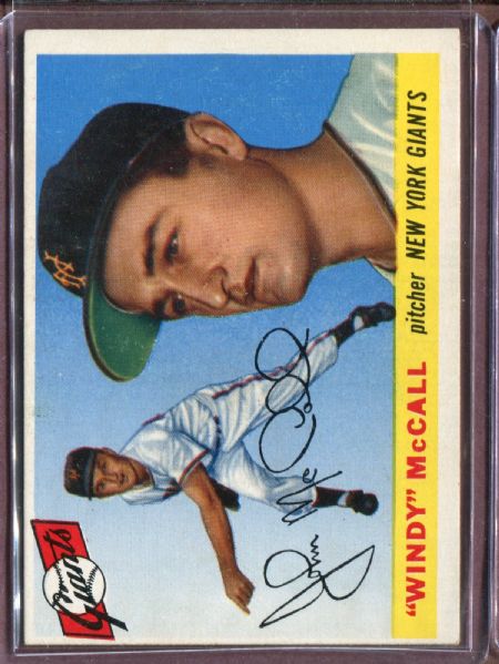 1955 Topps 42 Windy McCall RC EX #D4329