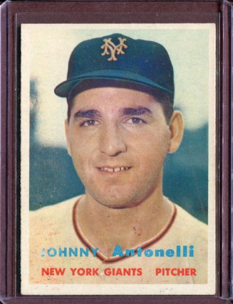 1957 Topps 105 Johnny Antonelli EX #D4473