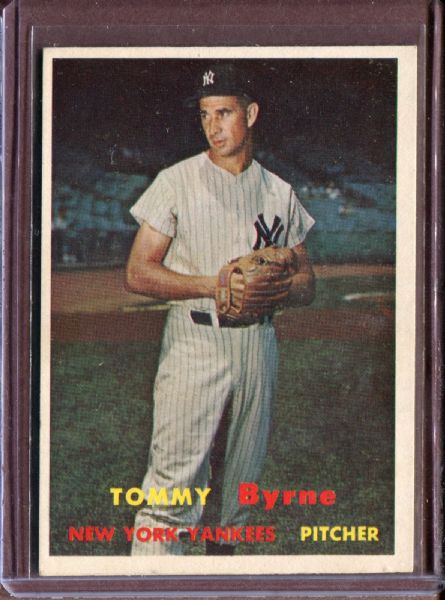 1957 Topps 108 Tommy Byrne EX #D4474