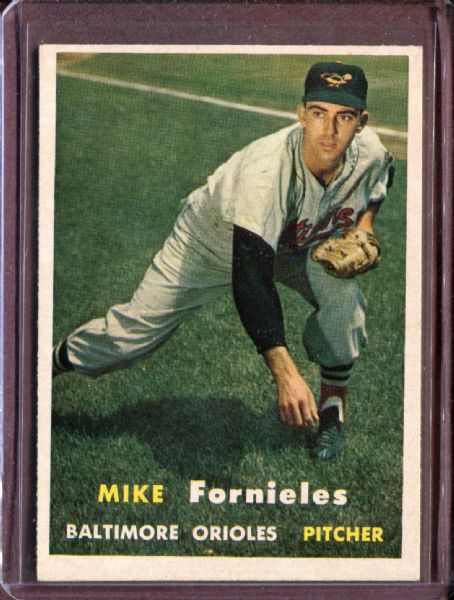 1957 Topps 116 Mike Fornieles EX #D4477