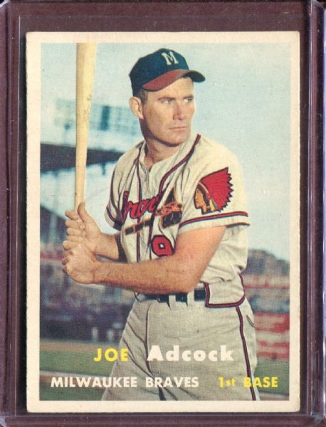 1957 Topps 117 Joe Adcock EX #D4478