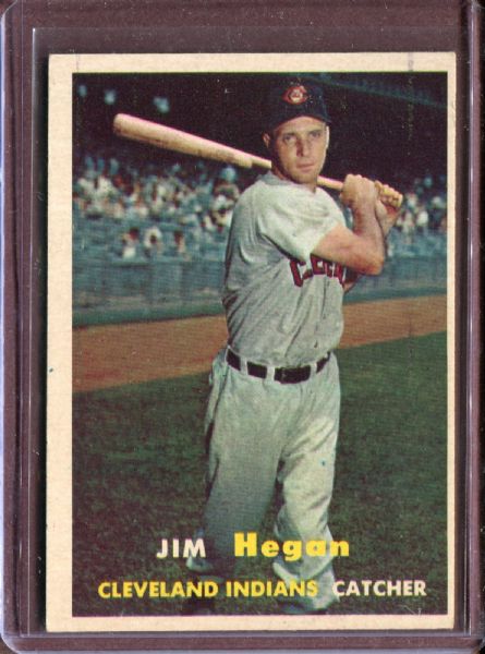 1957 Topps 136 Jim Hegan EX #D4480