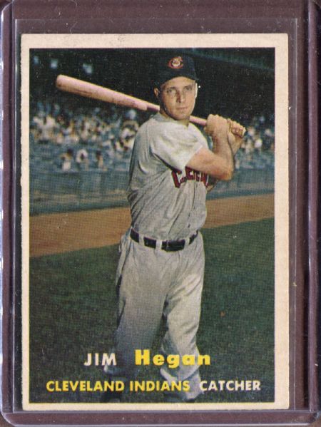 1957 Topps 136 Jim Hegan EX #D4481