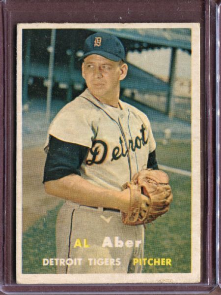 1957 Topps 141 Al Aber EX #D4482