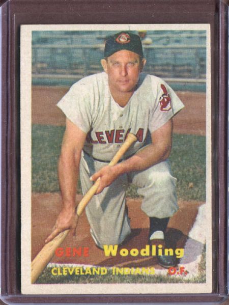 1957 Topps 172 Gene Woodling EX #D4487
