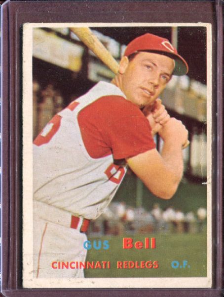 1957 Topps 180 Gus Bell EX #D4489