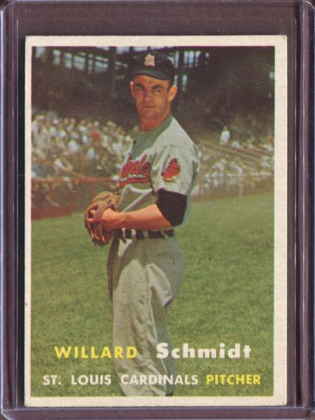 1957 Topps 206 Willard Schmidt EX #D4493