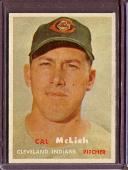 1957 Topps 364 Cal McLish RC EX #D4512