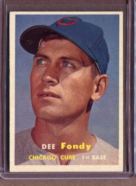 1957 Topps 42 Dee Fondy EX #D4469