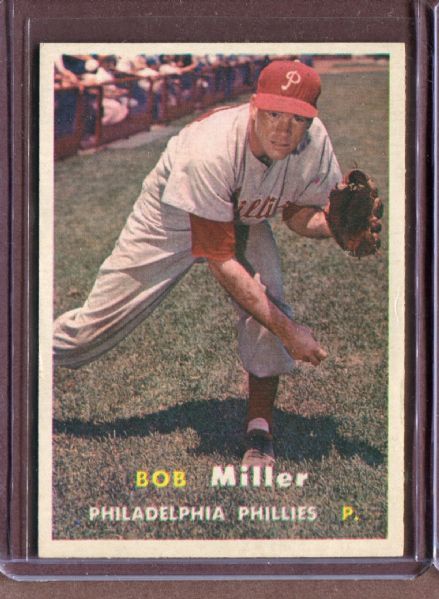 1957 Topps 46 Robert J. Miller EX #D4470