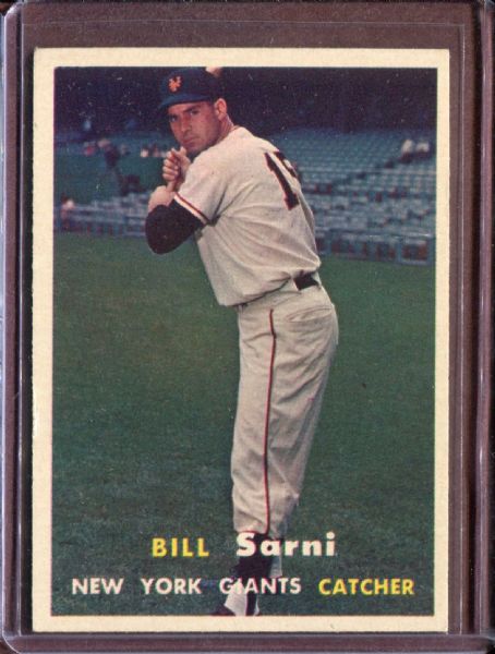 1957 Topps 86 Bill Sarni EX #D4471
