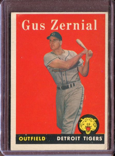 1958 Topps 112 Gus Zernial EX #D4534