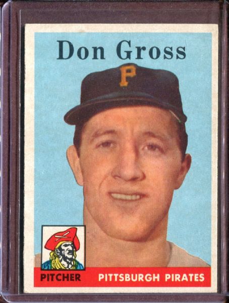 1958 Topps 172 Don Gross EX #D4537