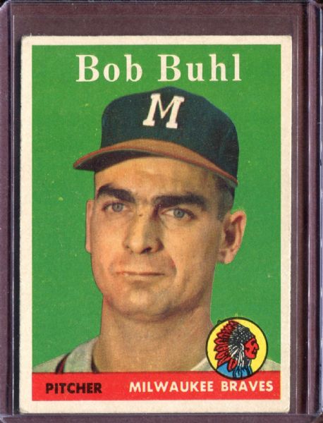 1958 Topps 176 Bob Buhl EX #D4538