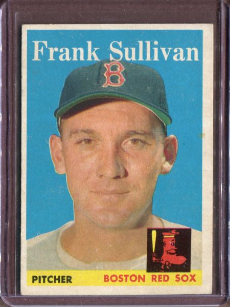 1958 Topps 18 Frank Sullivan EX #D4517