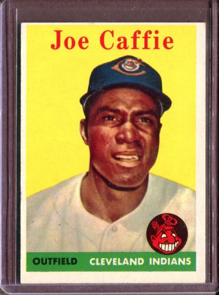 1958 Topps 182 Joe Caffie RC EX #D4540
