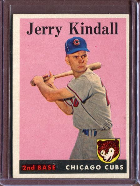 1958 Topps 221 Jerry Kindall RC EX #D4548