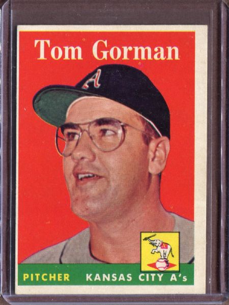 1958 Topps 235 Tom Gorman EX #D4553