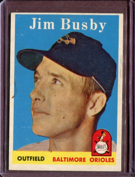 1958 Topps 28 Jim Busby EX #D4521