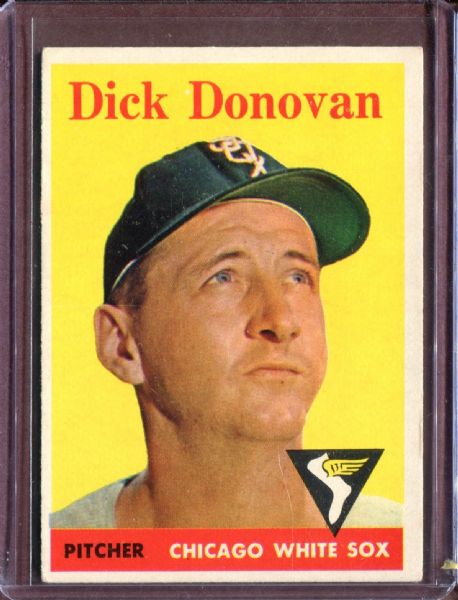 1958 Topps 290 Dick Donovan EX #D4568