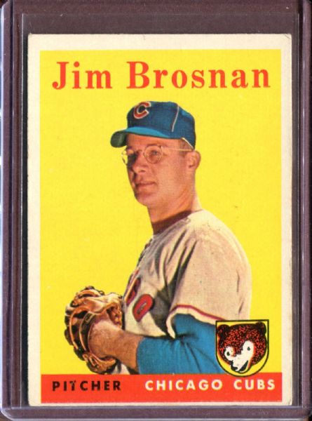 1958 Topps 342 Jim Brosnan EX #D4582