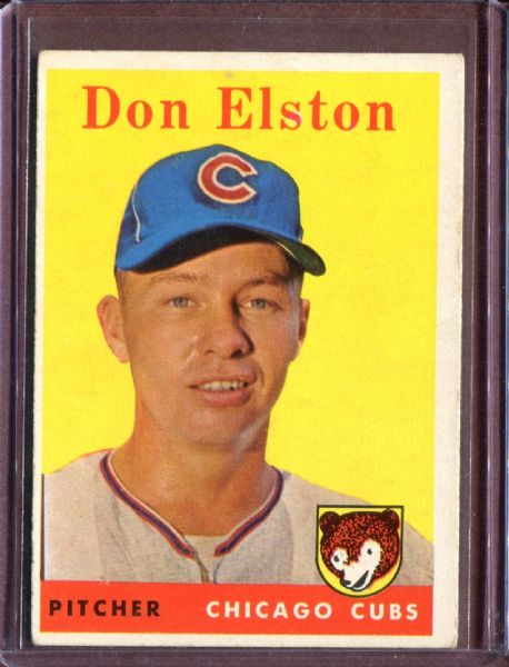 1958 Topps 363 Don Elston EX #D4592