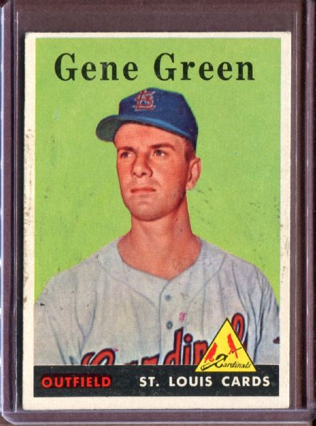 1958 Topps 366 Gene Green RC EX #D4594