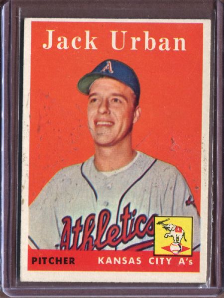 1958 Topps 367 Jack Urban RC EX #D4595