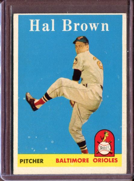 1958 Topps 381 Hal Brown EX #D4600