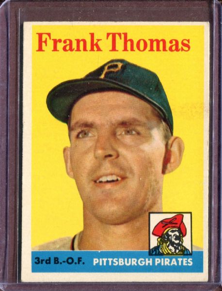 1958 Topps 409 Frank Thomas EX #D4616