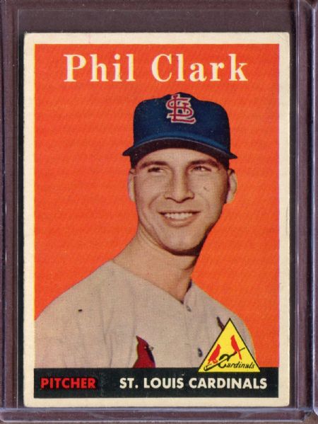 1958 Topps 423 Phil Clark RC EX #D4620
