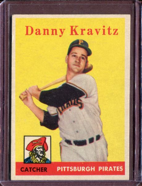 1958 Topps 444 Danny Kravitz EX #D4623