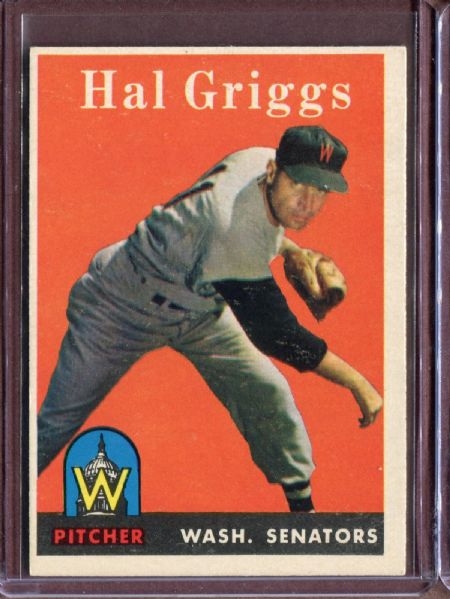 1958 Topps 455 Hal Griggs RC EX #D4626