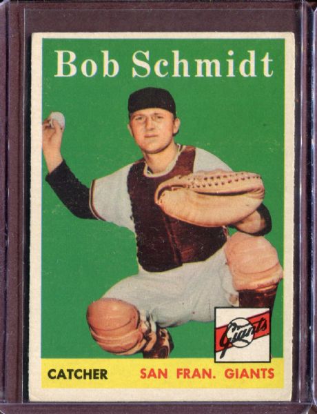 1958 Topps 468 Bob Schmidt RC EX #D4629