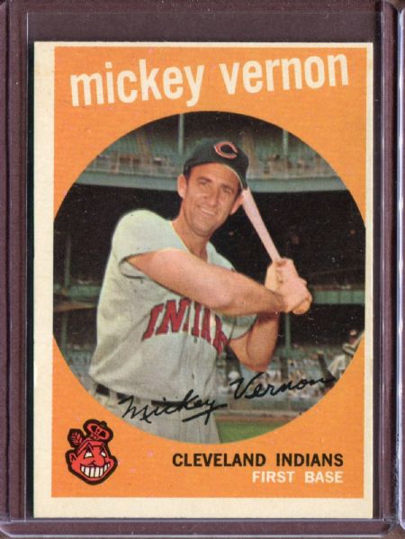 1959 Topps 115 Mickey Vernon EX #D4644