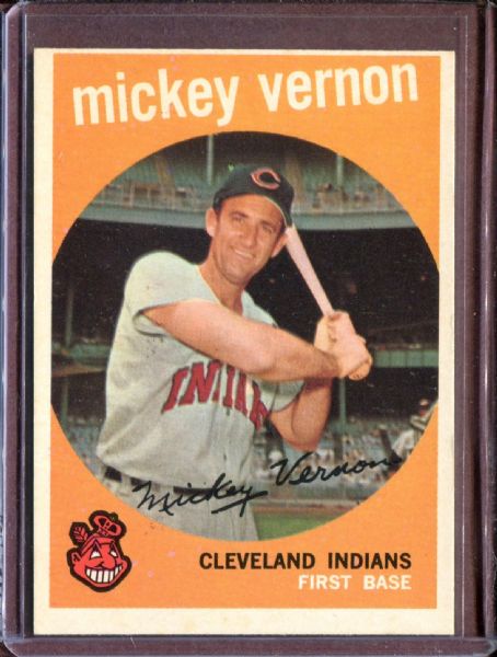 1959 Topps 115 Mickey Vernon EX #D4645