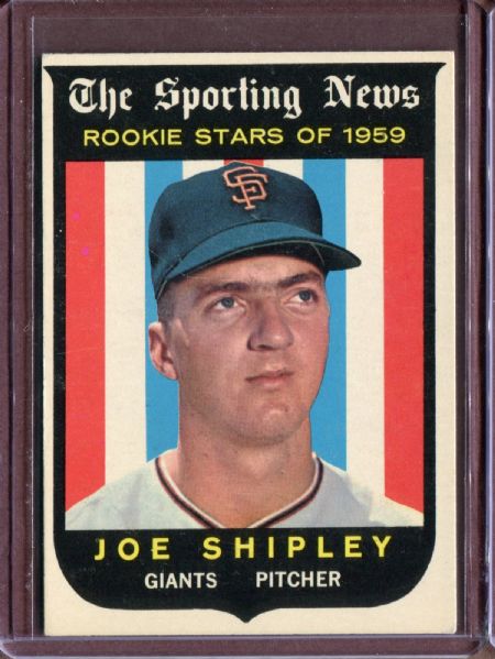 1959 Topps 141 Joe Shipley RS RC EX #D4656