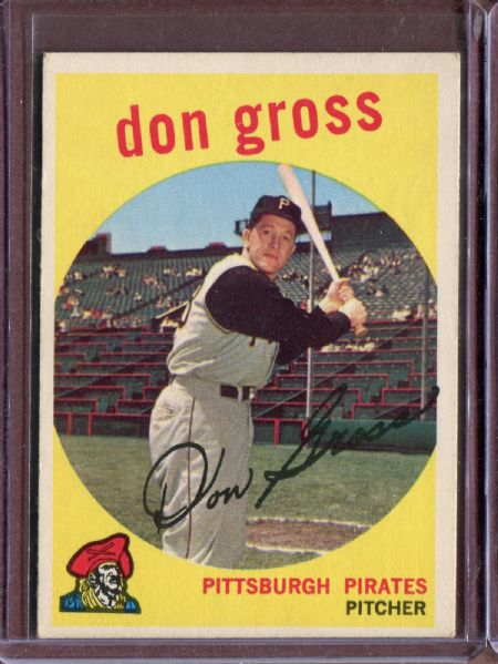 1959 Topps 228 Don Gross White Back EX #D4686